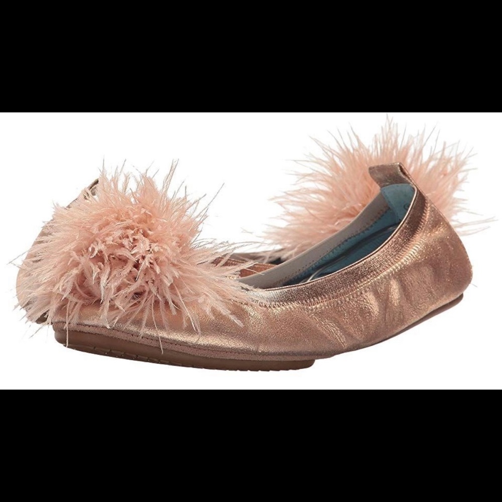 Yosi Samra size 9 Rose Gold Ballet Flats